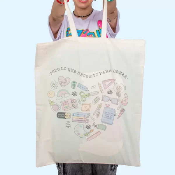 Producto - Tote Bag Para Crear (Tamaño XL)