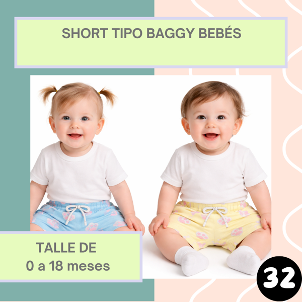 Producto - Short Tipo Baggy Bebé