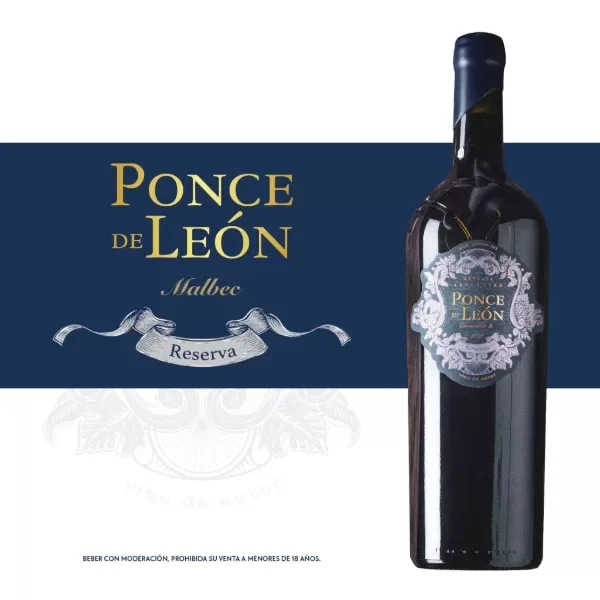 Producto - Ponce de Leon Reserva Malbec 2023
