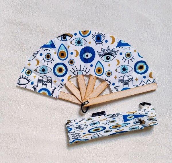 Producto - Abanico Ojos y Mano de Fatima