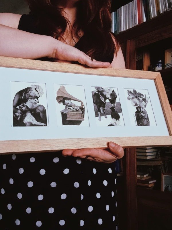 Producto - Collage original enmarcado TERNURA