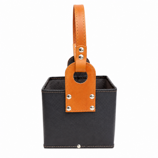Producto - Matera Simil y Cuero Negra