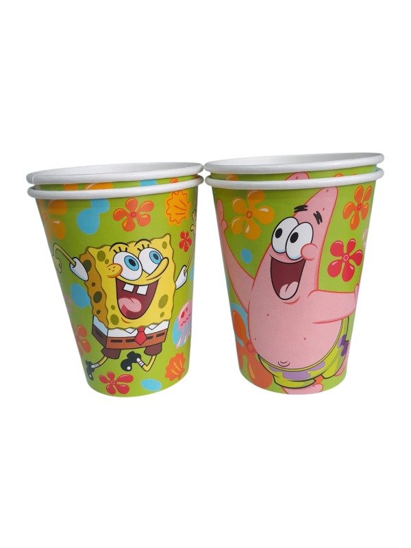 Producto - Vasos polipapel Bob esponja x8u.