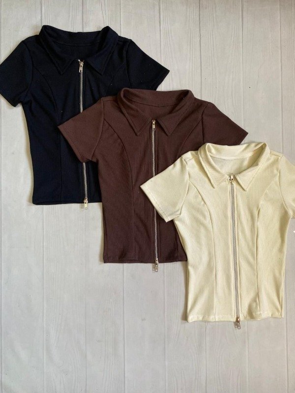 Producto - [5679] Top chomba c/cierre morley algodon