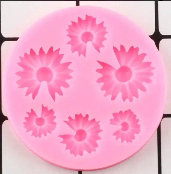 Producto - Molde silicona Margaritas surtidas.