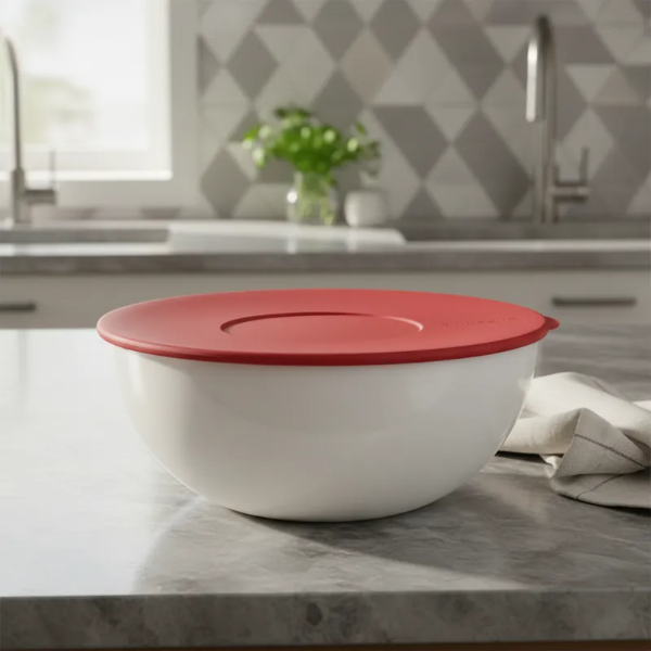 Producto - Bowl Recipiente Ensaladera Con Tapa Guzzini 28 Cm