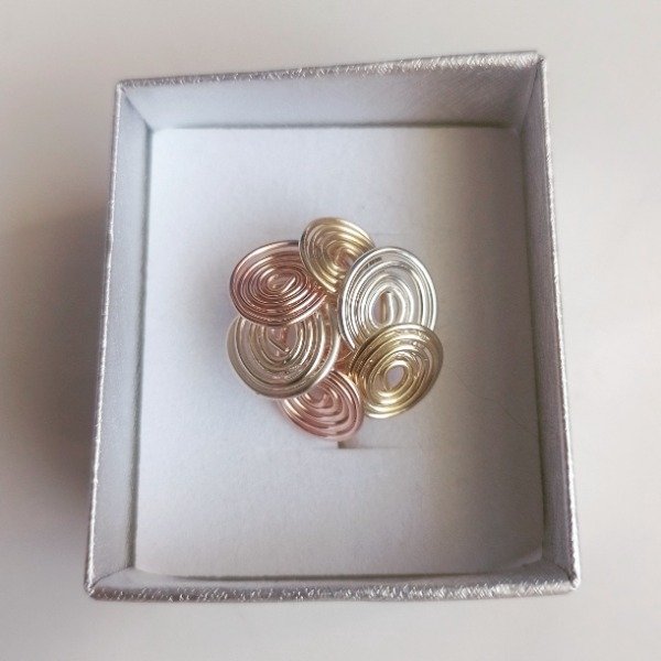 Producto - Anillo espirales combinado
