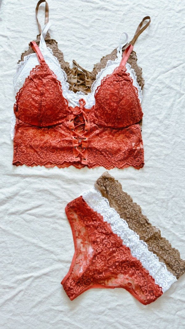 Producto - Conjunto corset encaje