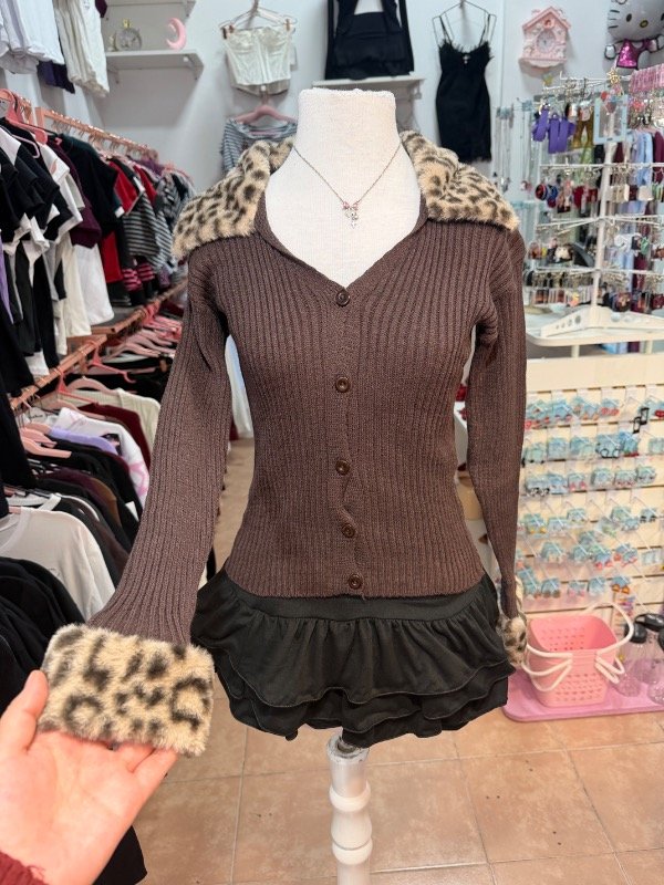 Producto - Cardigan  Gyaru Animal Print
