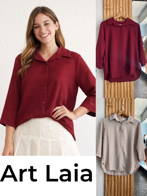 Producto - Laia camisa manga 3/4 cey