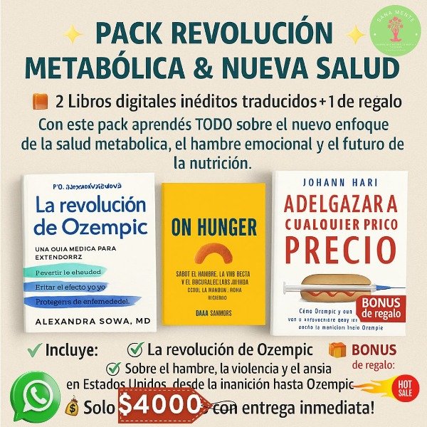Producto - PACK REVOLUCIÓN METABÓLICA y NUEVA SALUD
