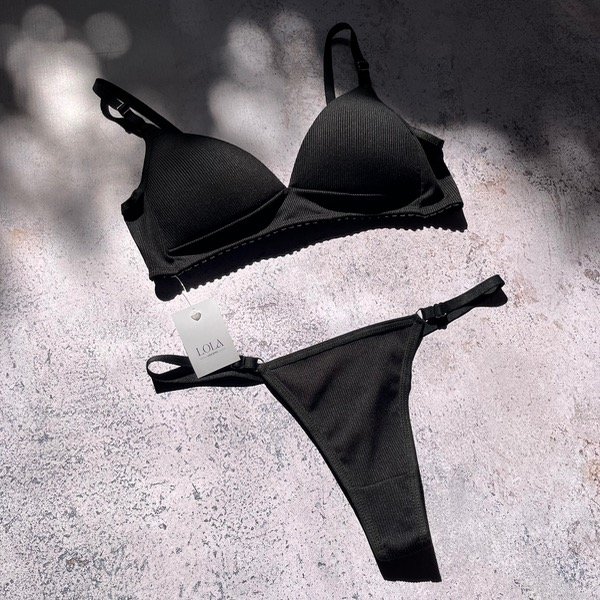 Producto - Conjunto triangulo soft Morley Negro 737