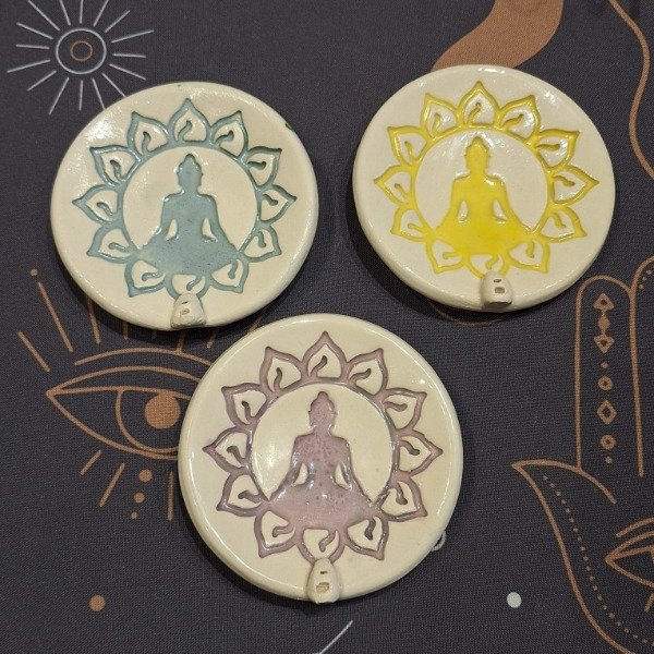 Producto - Portasahumerio BUDA SOL Cerámica