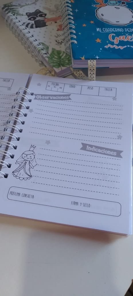Producto - Amigos del bosque - cuaderno pediátrico - 3