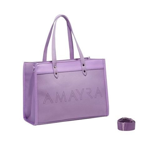 Producto - CARTERA LILA PU 34X25X11CM AMAYRA