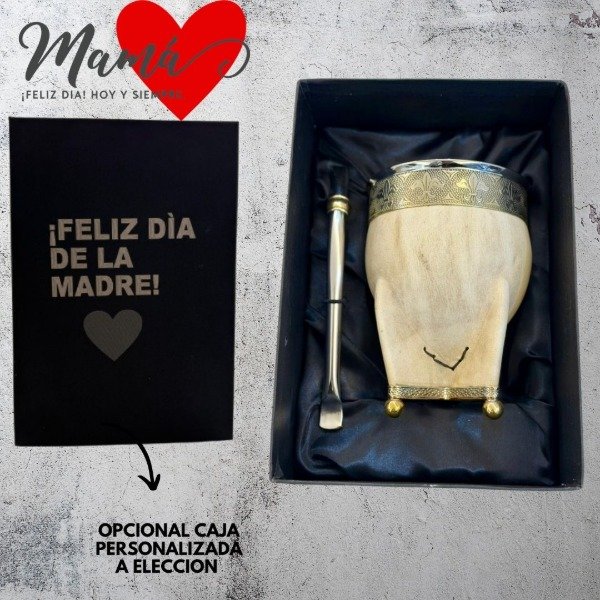 Producto - MATE IMPERIAL CUERO CRUDO PERSONALIZADO - 1