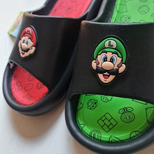 Producto - Ojotas Sandalia Cómoda Super Mario Para Niños Ground Up