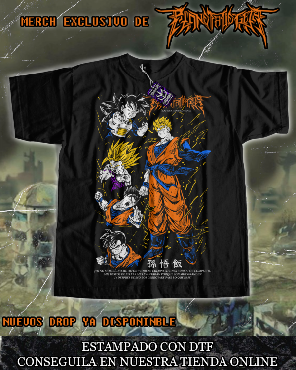 Producto - DROP GOHAN DEL FUTURO (dtf)