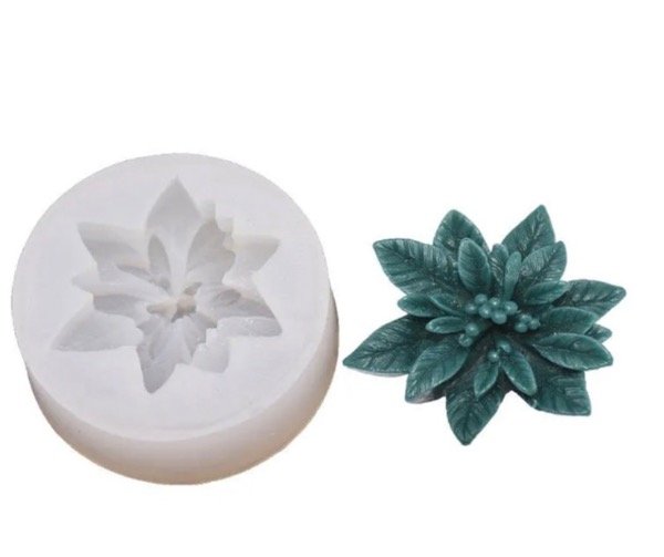 Producto - MOLDE SILICONA FLOR NAVIDEÑA - 0