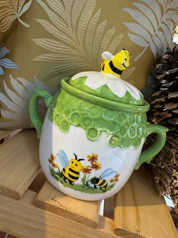 Producto - Azucarera / frasco de abejas - verde - Línea Campestre (Efectivo: 26.000)