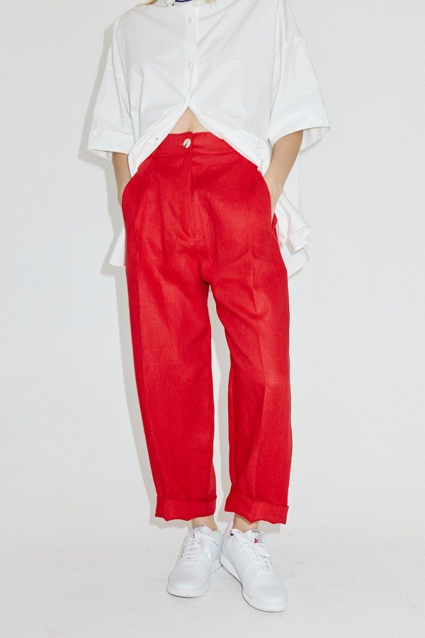 Producto - Pantalón Pinzas Elástico Lino SS27-MPPL - 8
