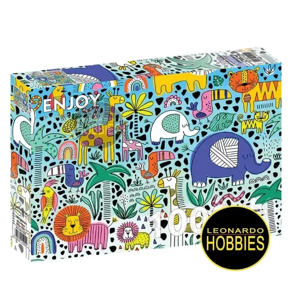 Producto - Safari de Garabatos 1000 Piezas Enjoy 1922