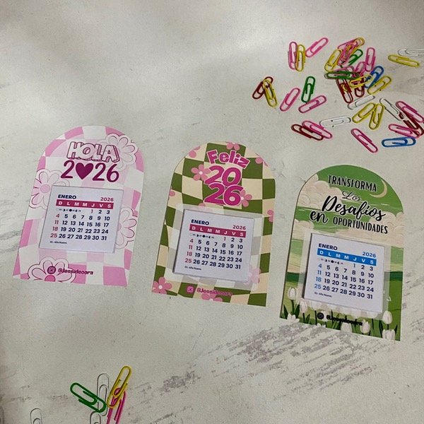 Producto - Calendario 2026 c/imán