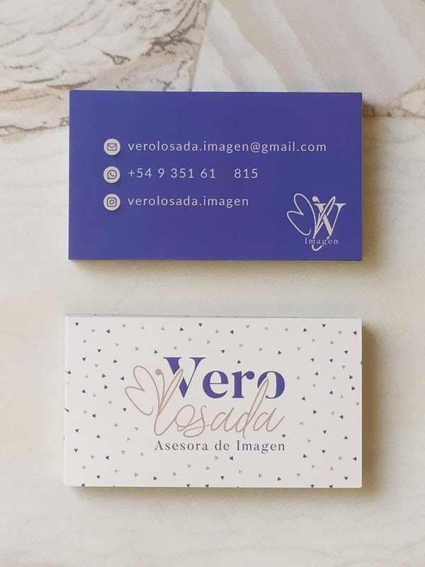 Producto - [Offset] Tarjetas Personales - Frente y dorso color Opp Mate - 6