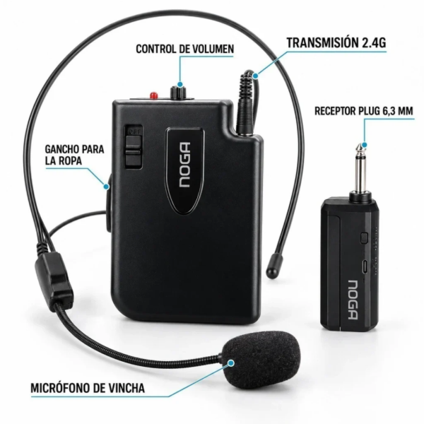 Producto - Micrófono Portátil Inalámbrico NOGA - 1