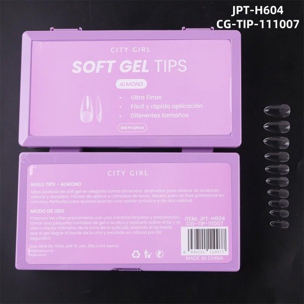 Producto - Tips ALMOND City Girl 600 pcs