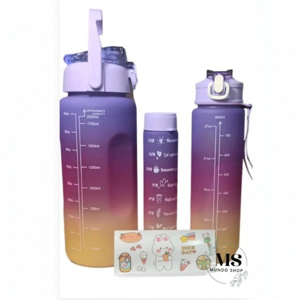 Producto - Botellas motivacional por 3