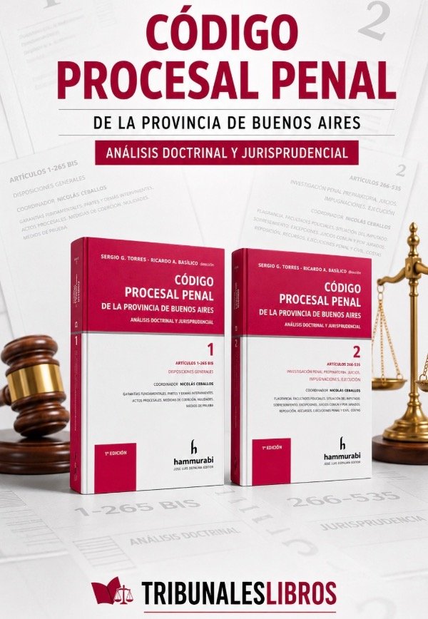 Producto - Código Procesal Penal de la Provincia de Buenos Aires. Basílico