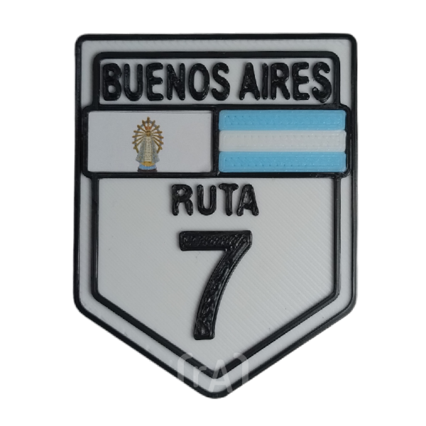 Producto - Iman Cartel Ruta 7 BS AS Virgen