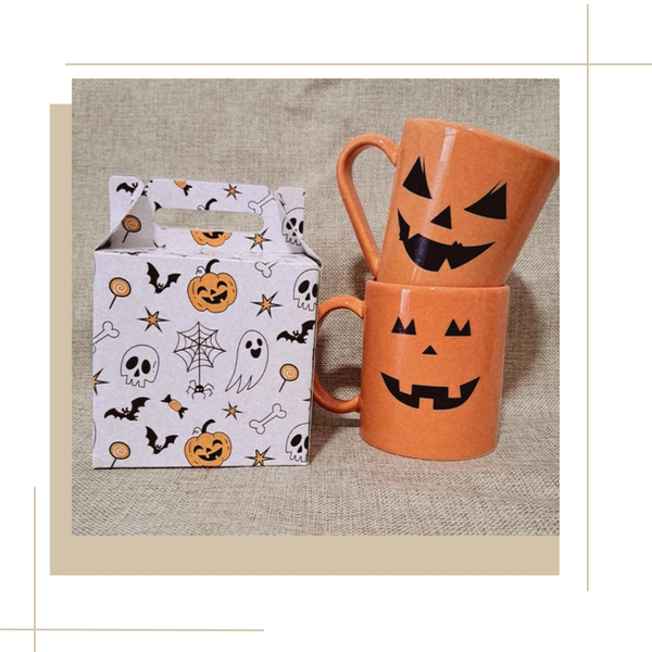 Producto - Set Taza Halloween Naranja