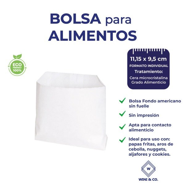 Producto - Papas fritas sin impresión 11.15x9.5