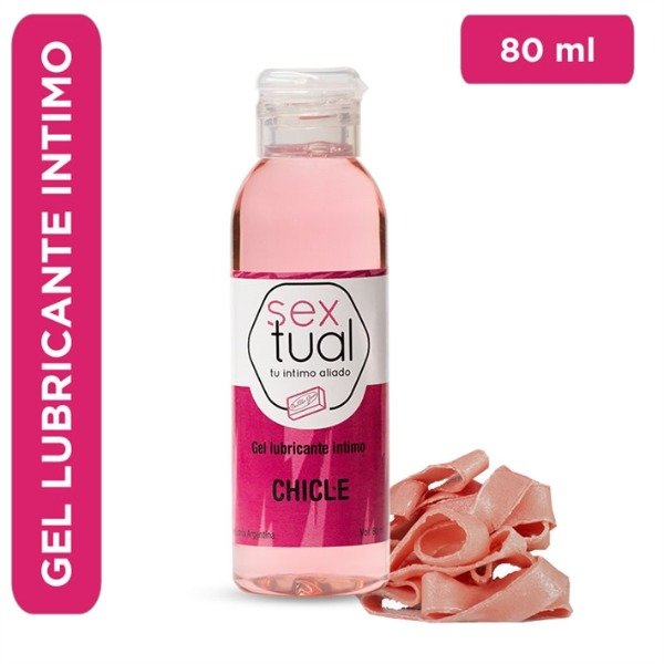 Producto - Gel lubricante sabor chicle 80ml