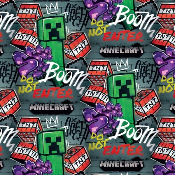 Producto - Retazo Cordura Minecraft 89cm