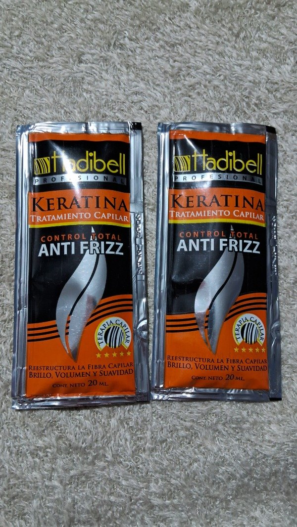 Producto - Hadibell tratamiento capilar Keratina Anti Frizz 20g