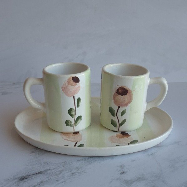 Producto - Set Pocillos Flores