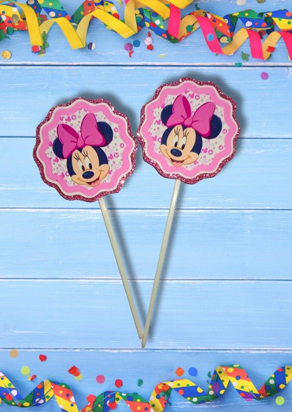 Producto - Toppers p/cupcake-Minnie
