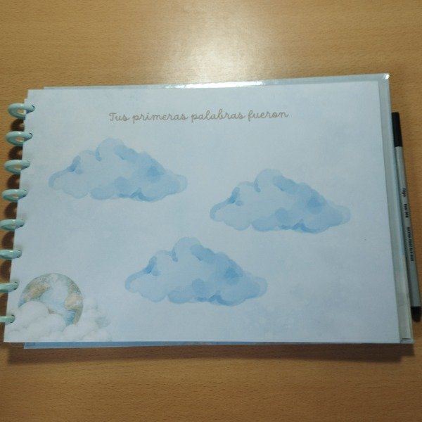 Producto - Contame Mis Primeros Pasos Celeste Personalizado - 3 al cubo - 4