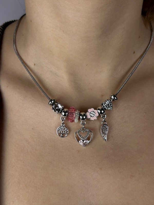 Producto - CADENA PANDORA ROSA LINEA PREMIUM 2043