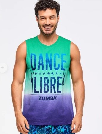 Producto - Zumba Libre Men's Wide Shoulder Tank