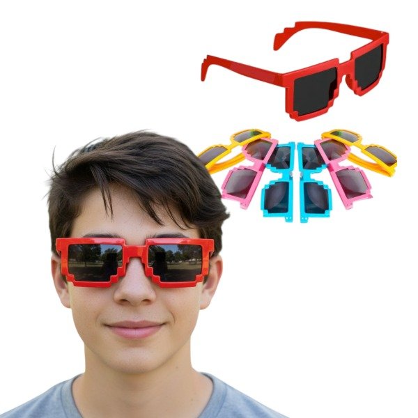 Producto - Anteojos Gafas Pixelados 8 - Bits