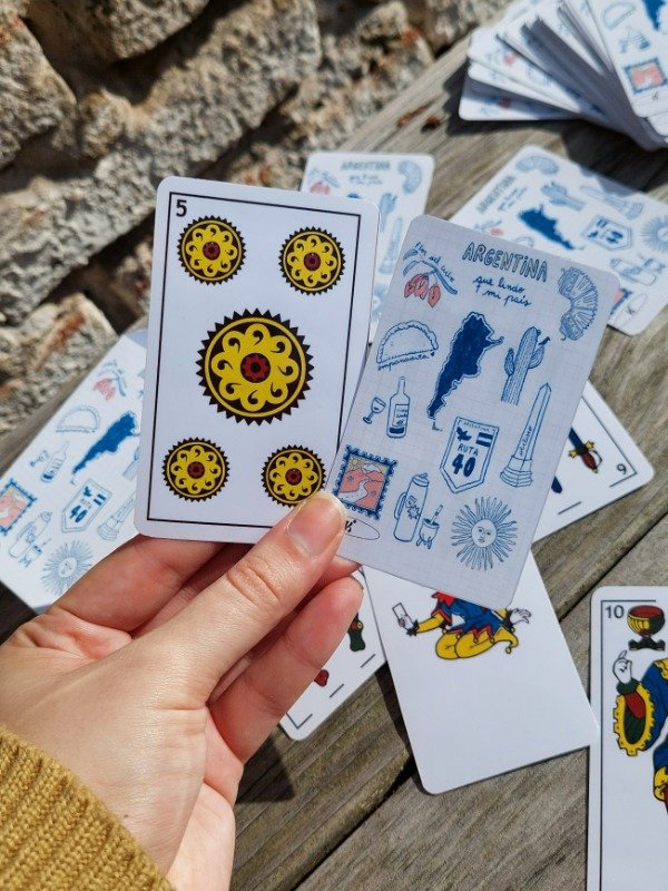 Producto - 50 Cartas Españolas - ARGENTA