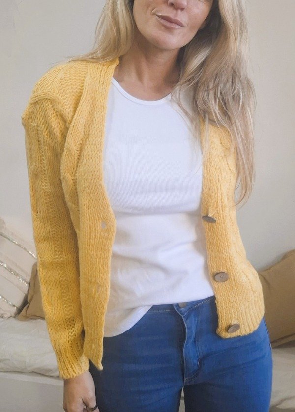 Producto - Saco Lane mostaza I