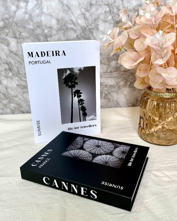 Producto - DÚO DE CAJA LIBRO MADEIRA