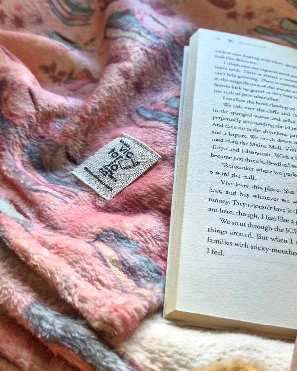 Producto - Manta polar soft Books and coffee - 2