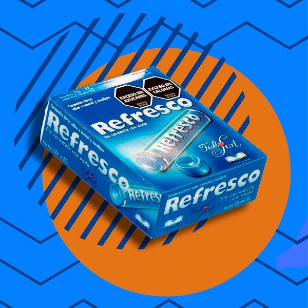 Producto - FELFORT PASTILLA REFRESCO MENTOL AZUL 12 X 27 G