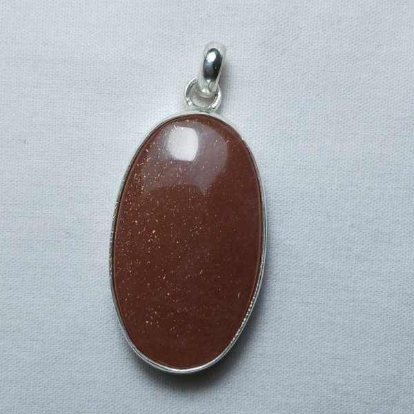 Producto - Dije Plata 925 con Piedra del Sol Oval (sin cadena) - 3